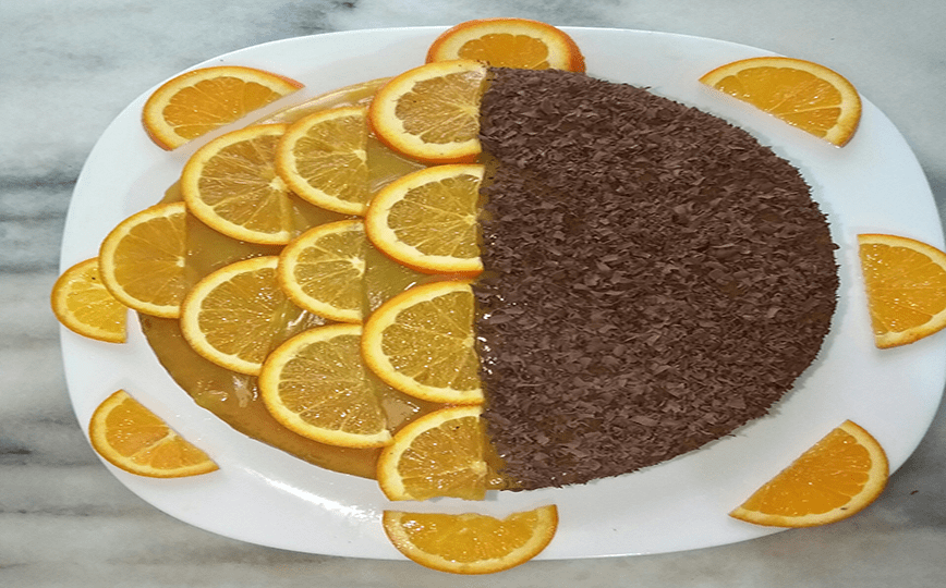 صنع كيك بالبرتقال