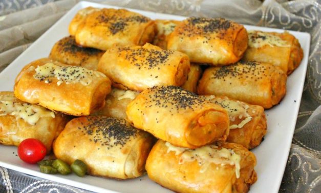 مورقات بعجينة المسمن بحشوة مالحة رائعة جدا