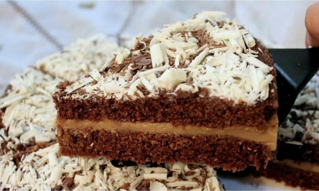 بسبوسة بكريمة القهوة تذوب في الفم