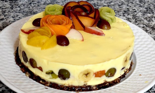 كيك بارد سريع صيفي بامتياز بدون فرن مذاق رهيب أكثر من رائع جربوه