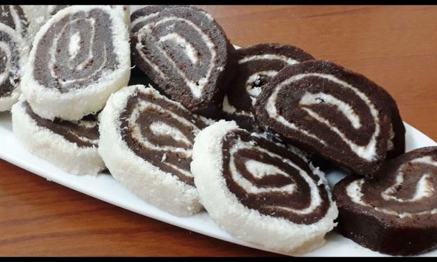 حلو بجوز الهند والبسكويت بدون فرن