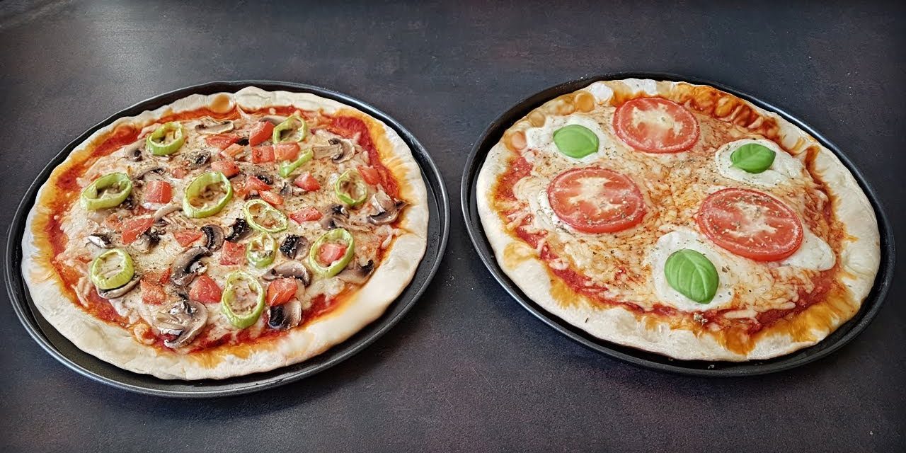 طريقة عمل البيتزا الايطالية مع العجينة وصوص بيتزا خطوة بخطوة