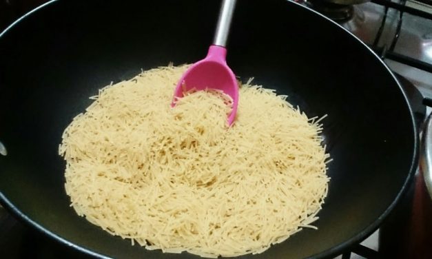 لو عندك شعرية تعالي شوفي الاكل التحفه دي