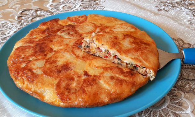 فكرة للعشاء في دقائق في المقلاة بحشوة اقتصادية و لذيذة