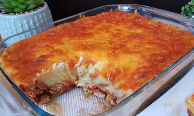 تحضير صينيه البطاطا مع الدجاج للعشاء او للغدا