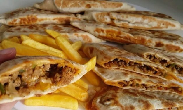 ب 3 كؤوس طحين فقط حضري 12 فطيرة في المقلاة خفيفة لذيذة في قمة الروعة