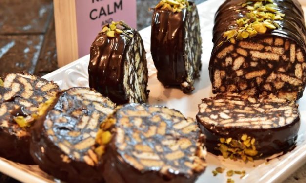 كيك سوكسيه من غير بيض باسهل طريقه احترافيه