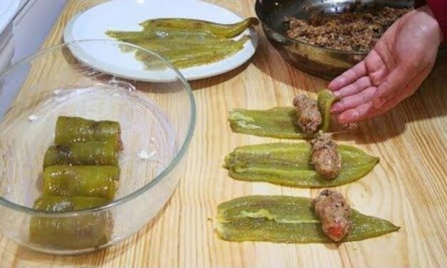 كراتان بالفلفل الأخضر محشو بحشوة لذيذة جدا