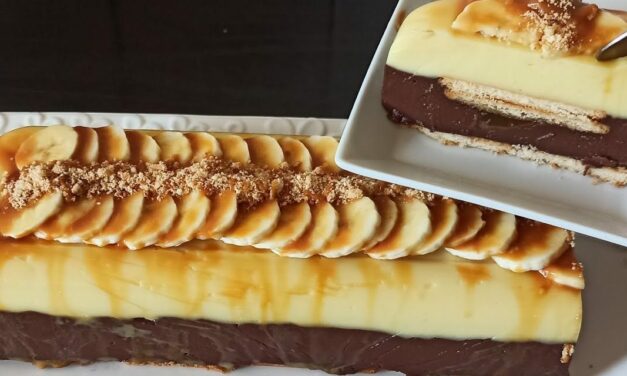 تحلية دون فرن بدون كريمة بدون بيض بمكونين اساسييان فقط