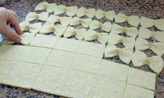حلوة مقرمشة مورقة بلا توراق بمكونات بسيطة