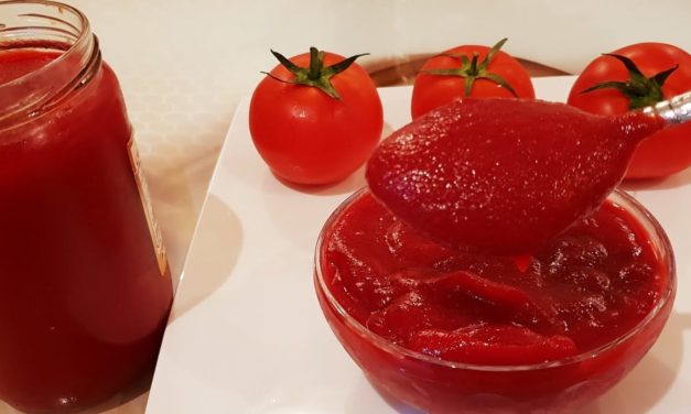 طماطم مركزة بطريقة سهلة و مضمونة بدون مواد حافظة