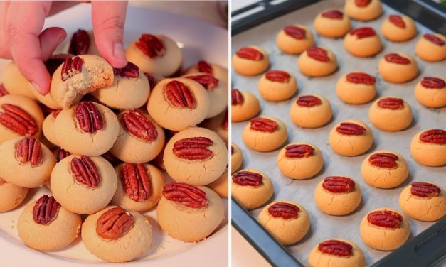 بسكوت الطحينة الإقتصادي ب 4 مكونات فقط بيدوب دوبان