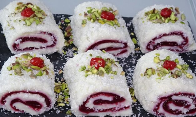 حلا بمكونات بسيطة بدون فرن طعم وشكل ولا اروع