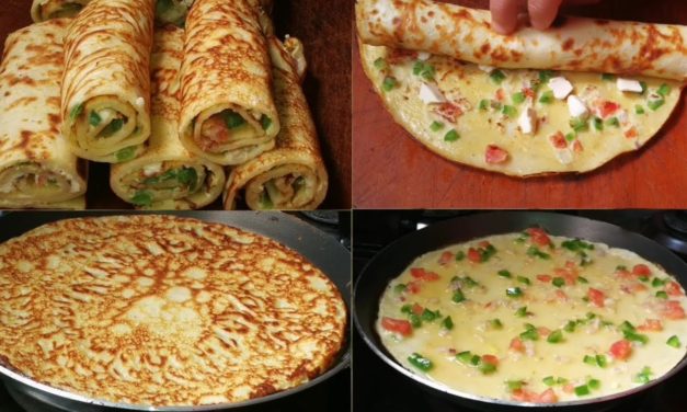 كريب رولي مالح بحشوة جد رائعة وبطريقة سهلة ومبسطة