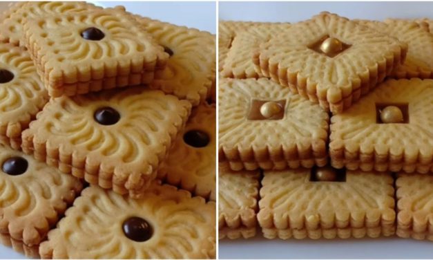 بسكويت مقرمش بذوق الكراميل