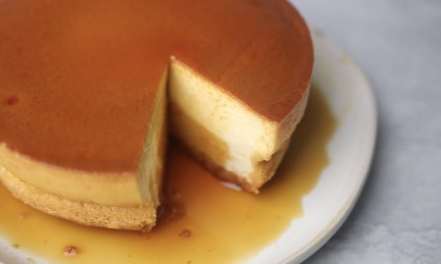 كيكة كاسترد الكراميل الطرية