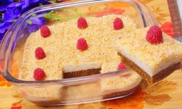 حلي السميد البارد في 5 دقائق بمكونات بسيطه وسهله