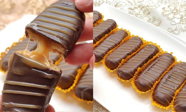 حلو راقية بالشوكولاطة والكراميل بدون طابع