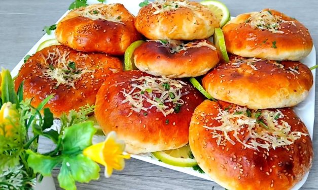 فطائر الطرية بالملعقة فقط بدون عجن بدون زبدة خفيفة بحشوة لذيذة