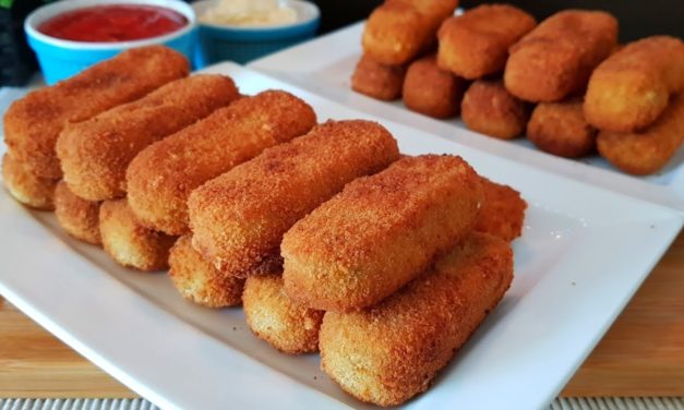 اصابع كفتة البطاطس والدجاج المقرمشة لاطيب والذ عشا