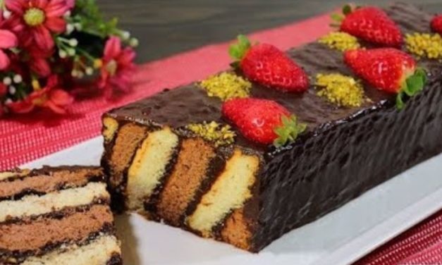 كيكة باردة في 10 دقائق بدون بيض ولا قالب ولا فرن ولا كريمة سهلة