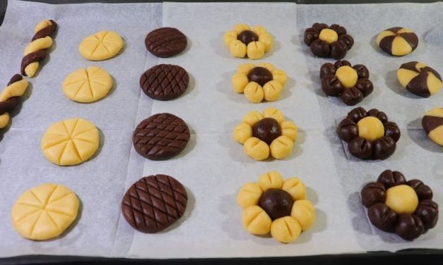 بسكوت العشر دقائق بالزبدة بدون قالب سهل وسريع والطعم بيدوب بالفم