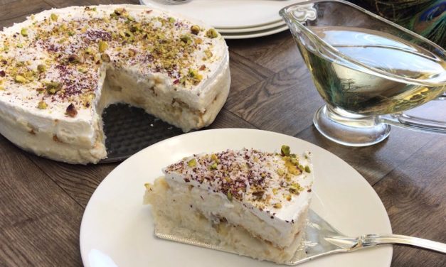 حلى سريع التحضير بلتر حليب وجوز الهند وبدون بيض وفرن