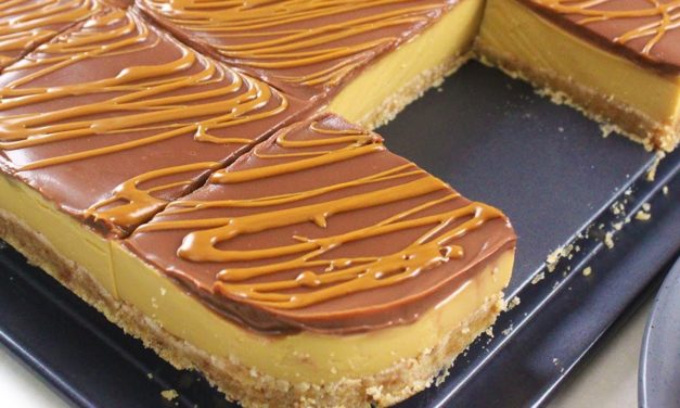 كيكة الكريم كراميل بثلاث طبقات باردة وبدون فرن