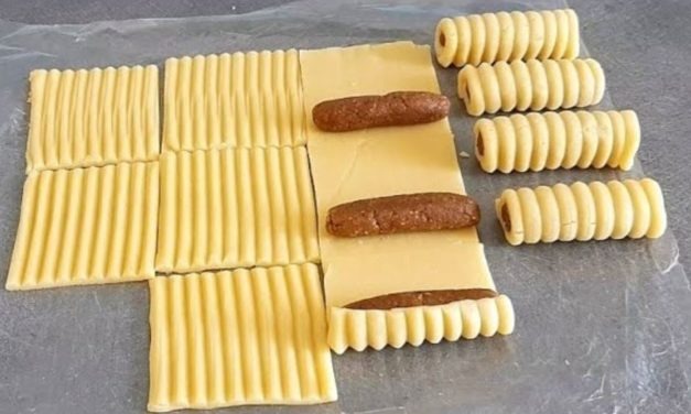 حلوة 4 ملاعق حلوة سهلة وسريعة بحشوة رائعة