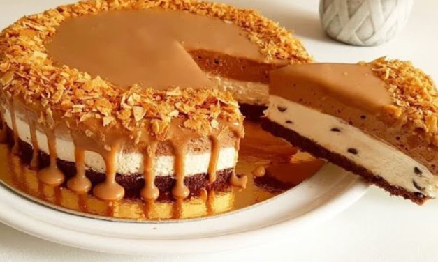 طورطة بالطبقات بدون نشا و بدون بيض بسرعة