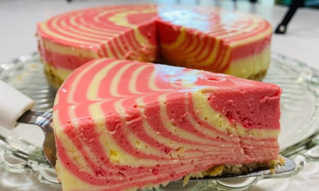 كيكة الجبنة باردة بدون فرن