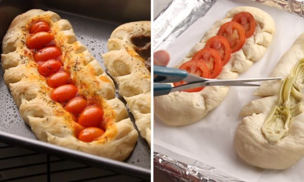 بيتزا بطعم رائع وشكل مختلف.. فكرة جديدة لوجبة غداء سهلة