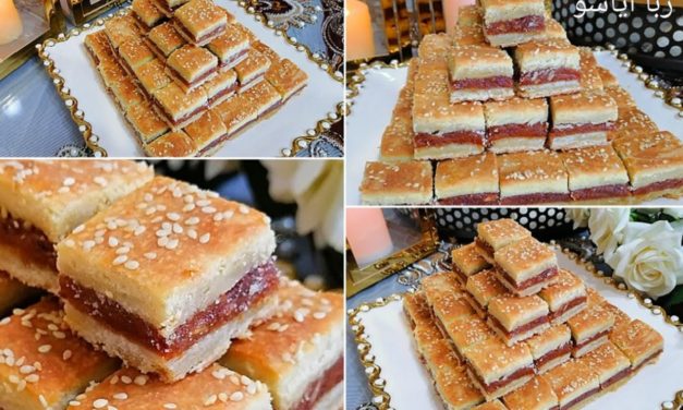 معمول مد بالتمر سهل و بسيط طعم رائع