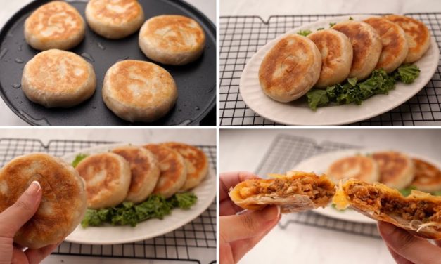 فطائر المقلاة! أسرع وجبة من غير خميرة ولا فرن والطعم رائع