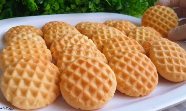 بسكوت البرتقال ب بيضه واحدة و في 10 دقايق بس بمكونات كلها فالبيت!!