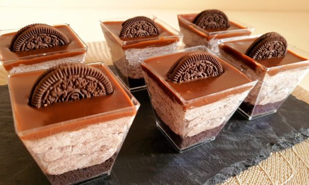 تحلية موس رائعة وسهل التحضير في ربع ساعة فقط