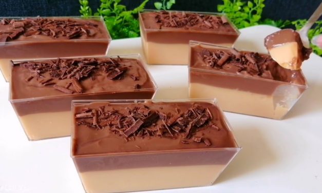 فقط لتر حليب ونشا وحضري ألذ وأسرع تحليه باردة بدون فرن و في 10 دقايق فقط