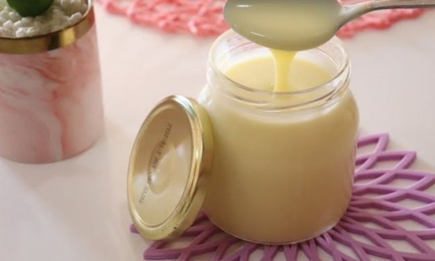 أسهل و أسرع طريقة لعمل الحليب المكثف المحلي بقوام وطعم متل الجاهز