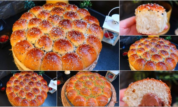 خلية النحل محشية بالشوكوطة بعجينة هشة