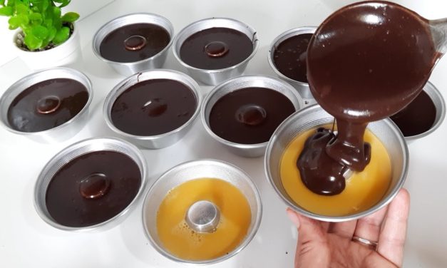 كيكات الكريم كراميل اقتصادية فقط ببيضة واحدة وكأس دقيق