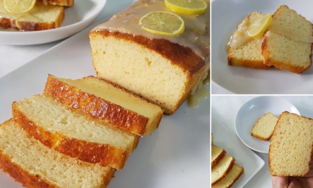 فى دقايق وفى الخلاط كيكة الليمون بدون زبدة وهتعمليها بكل سهولة