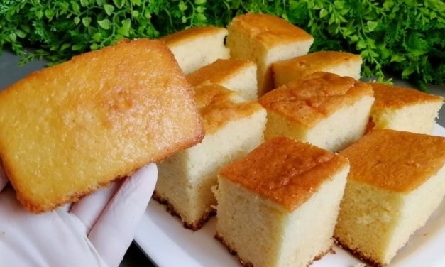 كيكة البرتقال الهشة السريعة في 5 دقايق فقط فالخلاط!!