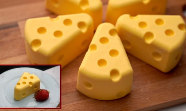كيكة على شكل الجبن من غير فرن والطعم كريمي ولذيذ جدا