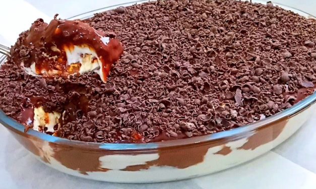 عندك نصف لتر حليب , كيكة حضريها في دقائق بدون فرن ولادقيق ولابيض بكمية كثيرة