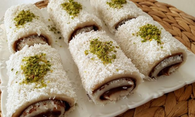 تحلية لقمة الباشا بصوص الشوكولا طعم ولا أروع