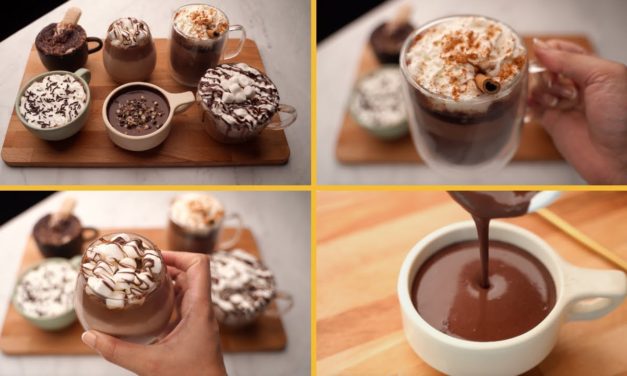 مشروبات الشوكولاتة, ألذ مشروبات شتوية بنكهات مختلفة