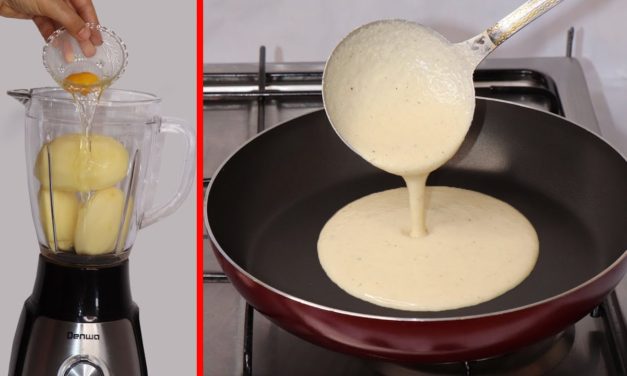 فطائر البطاطس السائلة في الخلاط حضريهم في أقل من 10 دقائق بدون إختمار