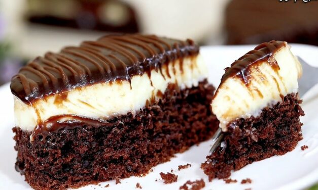 كيكة شوكولاتة ب 3 طبقات اقتصادية سهلة وسريعة بدون خلاط بدون كريمة بدون شوكولا