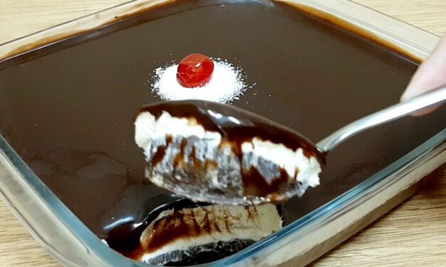 عندك حليب ودقيق حضري تحلية باردة في دقائق بدون نشا بدون فلان بدون مجهود