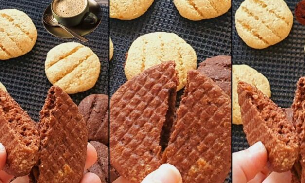 بسكوت العشر دقائق بدون سكر بدون زبدة بدون زيت ب 4 مكونات في كل بيت